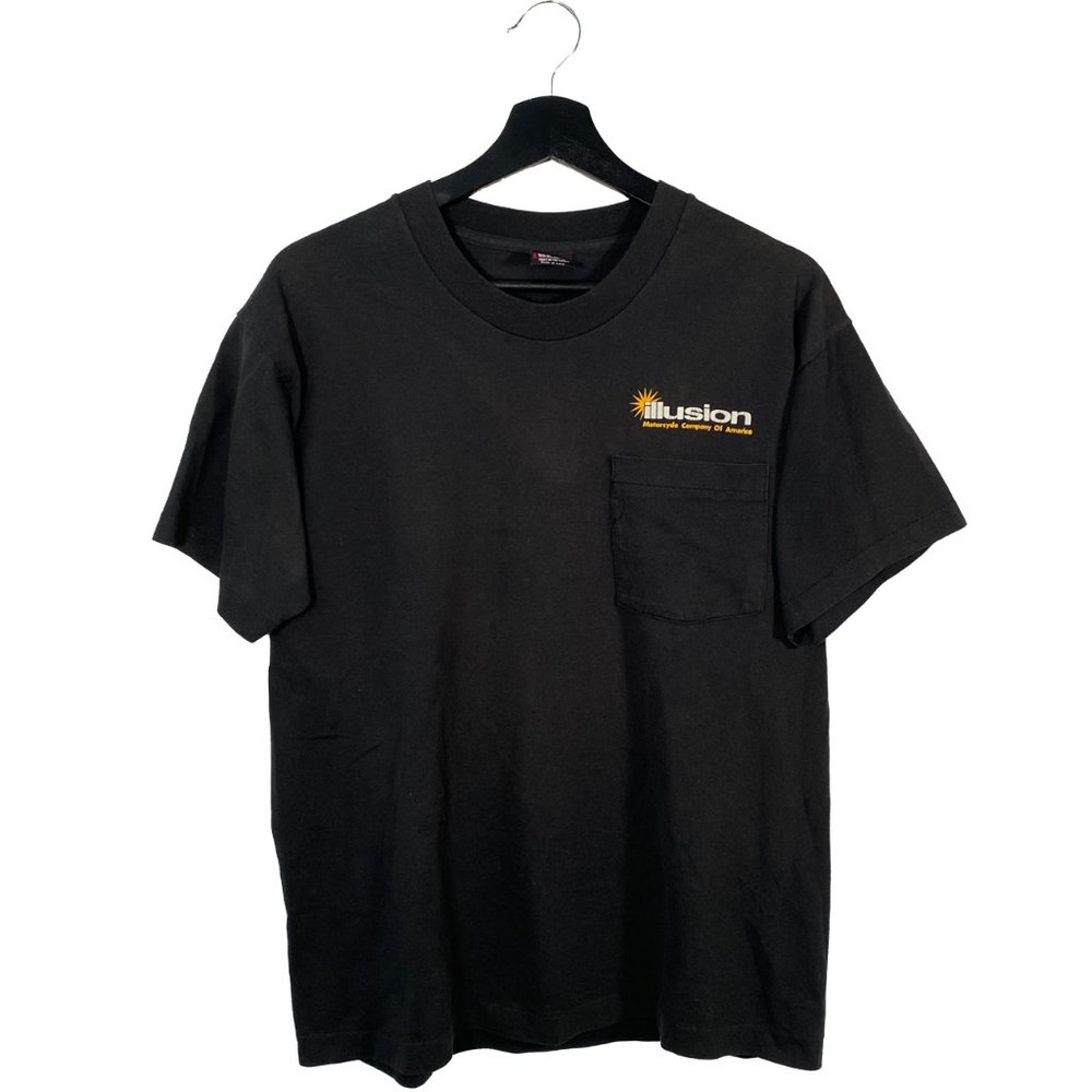 Vintage Made in USA Double Sided Motorcycle Tee